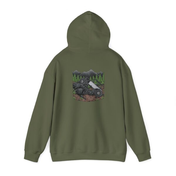 Back Flip Rock Adult Hoodie - Image 6