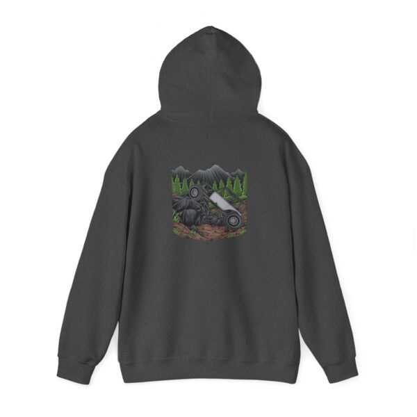 Back Flip Rock Adult Hoodie - Image 8