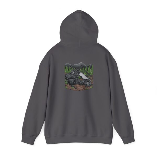 Back Flip Rock Adult Hoodie - Image 10