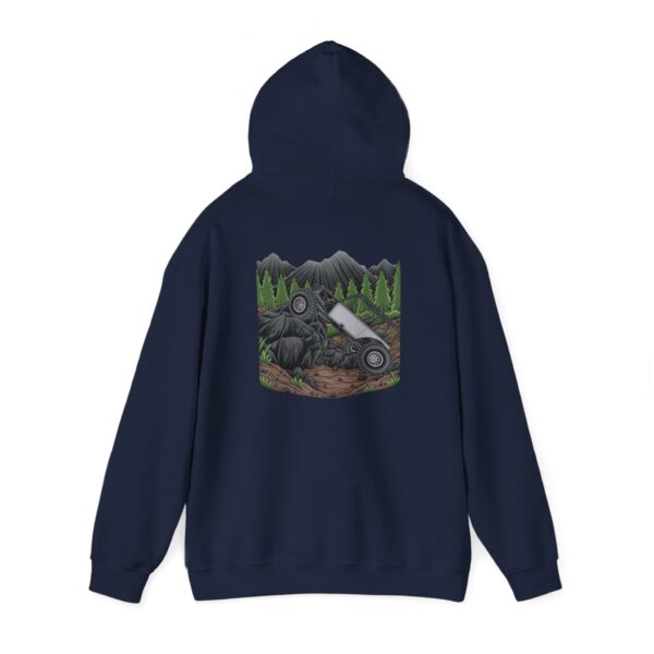 Back Flip Rock Adult Hoodie - Image 16